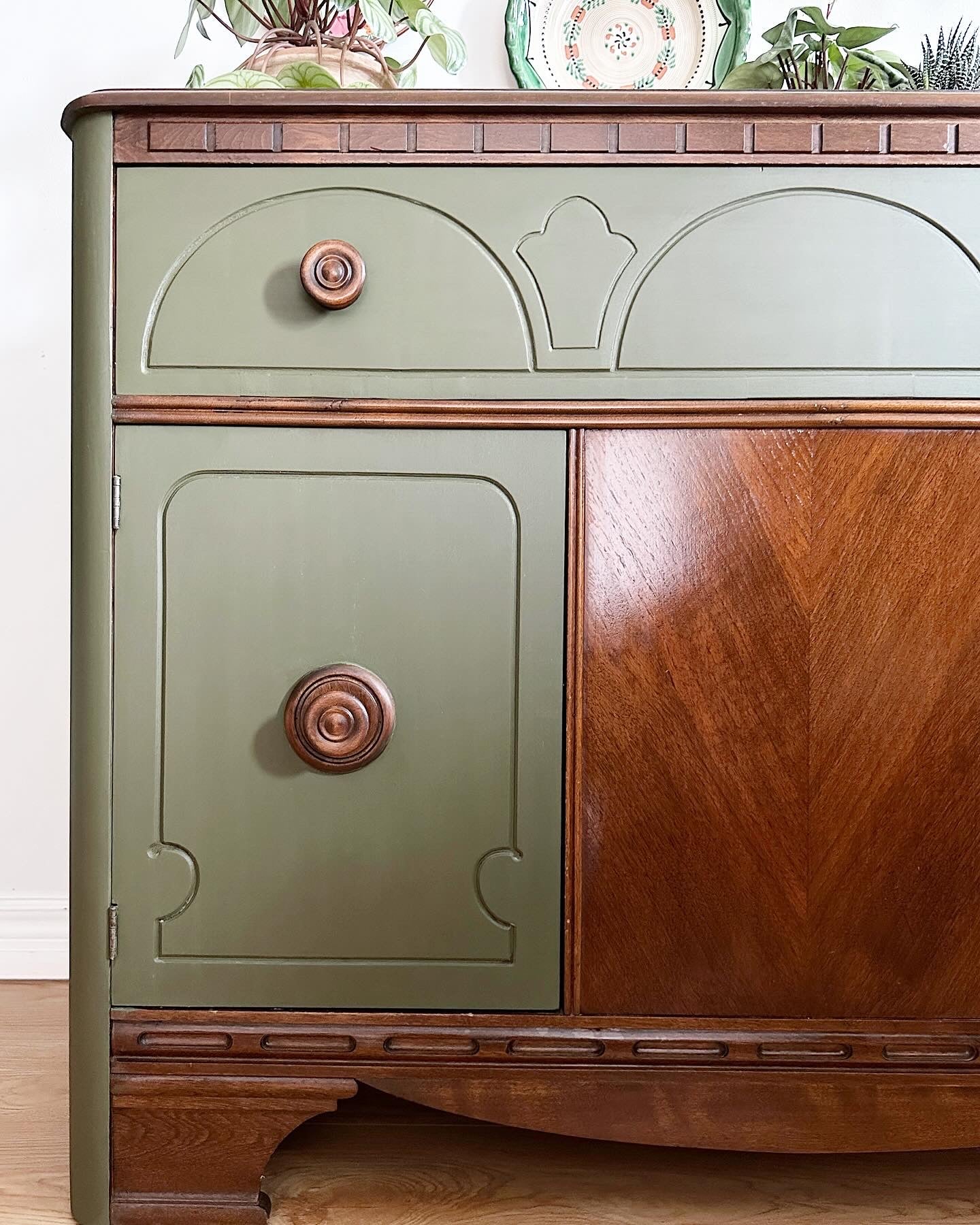 dark olive sideboard