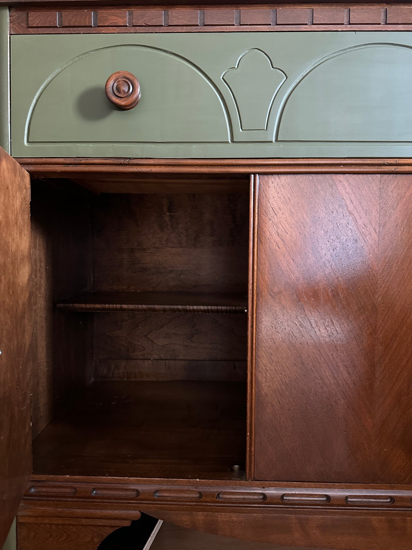 dark olive sideboard