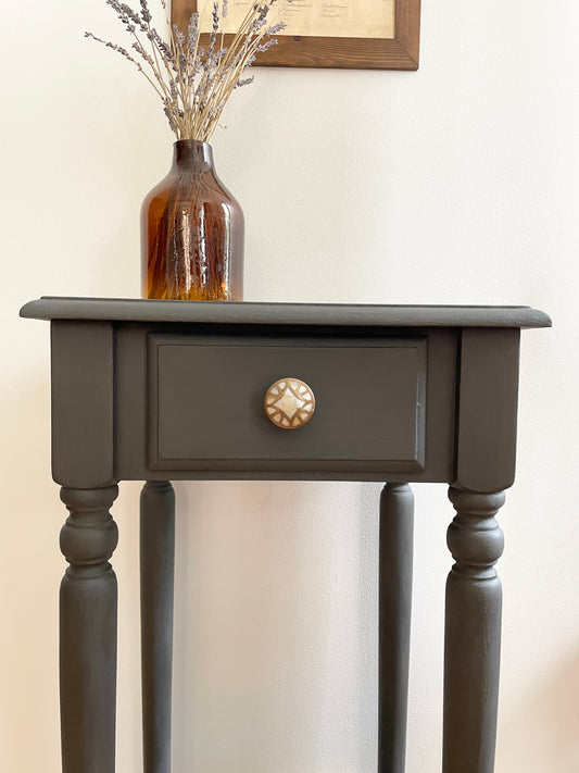 graphite grey table