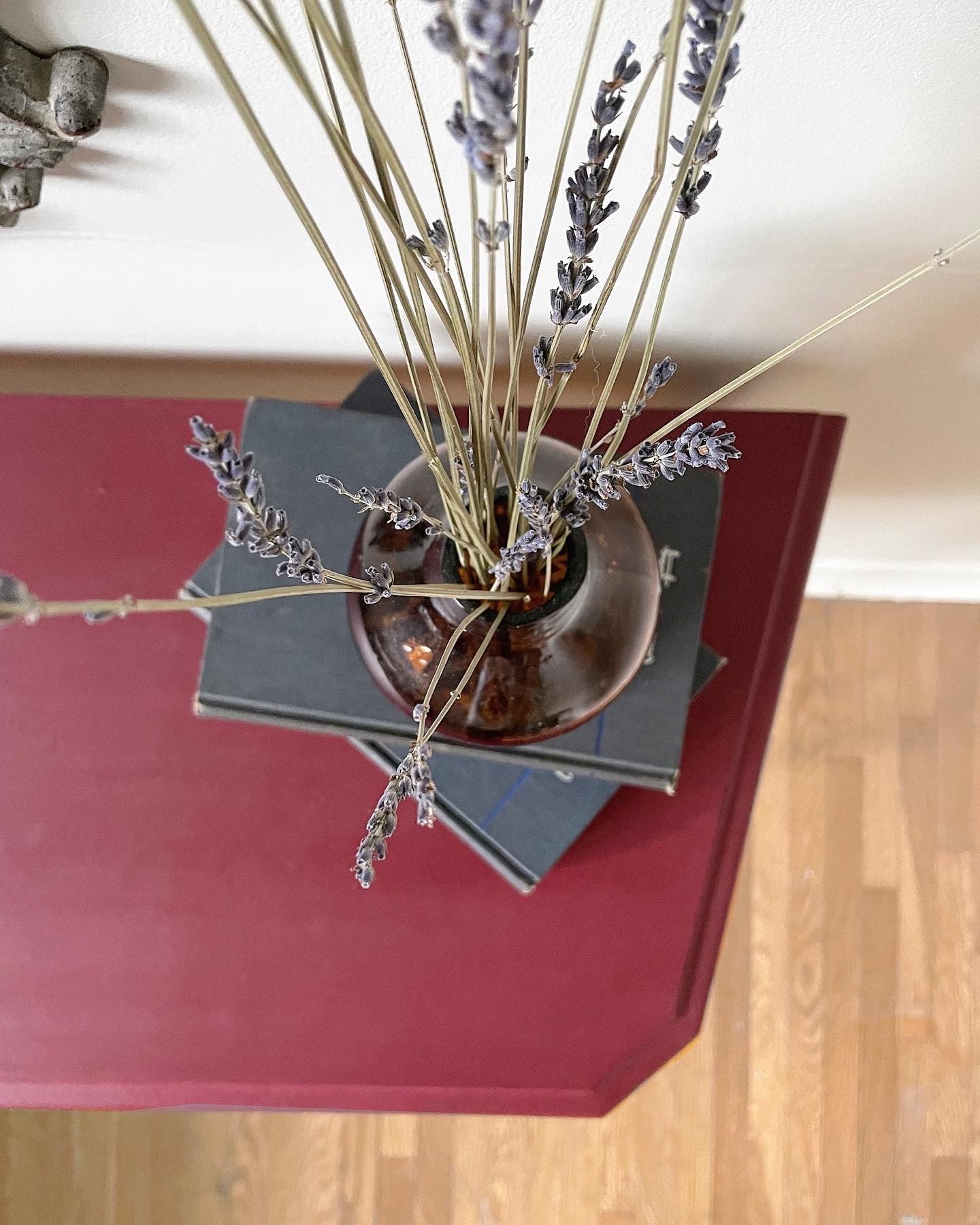 Burgundy Console Table